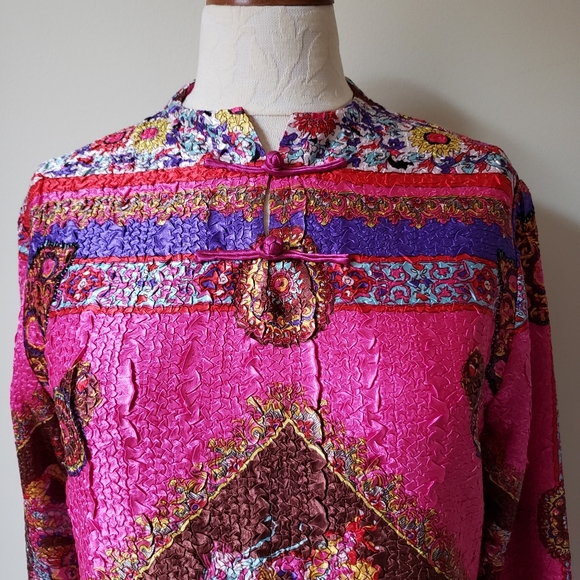 Vintage 90s Chinese tunic dress - Picture 6 of 8